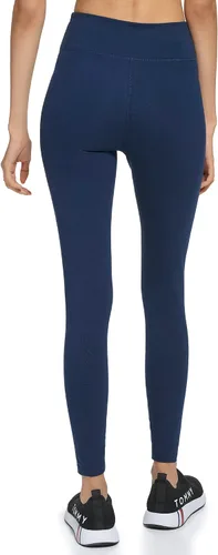 Miniatura 3 de Tommy Hilfiger Legging de punto elástico clásico tejido en la cintura para mujer