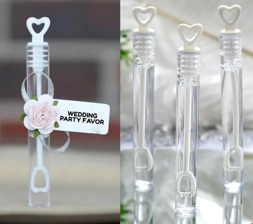 Miniatura 3 de Paquete de 40 varitas de burbujas de corazón, gran varita de burbujas para fiestas y bodas y aniversarios por Big Mo's Toys