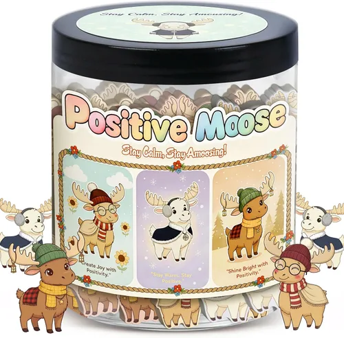 Miniatura 17 de Tarro de Manzanas Positivo con 60 Tarjetas de Afirmación Diaria, Regalo de Apoyo Emocional de Manzanas, Tarjetas de Manzanas, Regalos Divertidos