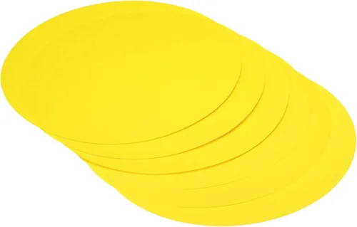 Miniatura 7 de PATIKIL Papel de cartón redondo de 9.8 pulgadas, 20 unidades de círculos de disco en blanco para decoración de fiestas, manualidades, manualidades