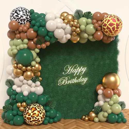 Miniatura 10 de JOGAMS Decoraciones de fiesta de los 80 y 90 165 piezas Globos con guitarra inflable retro, micrófono, anteojos, nota musical, globos de bola