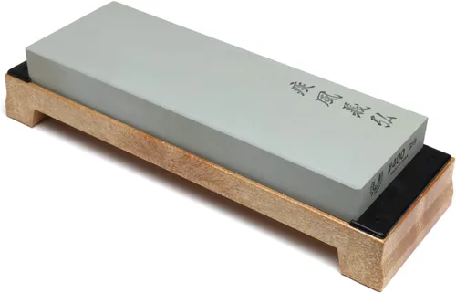 Yoshihiro Afilador de cuchillos japonés Toishi de grado profesional (grano 400)