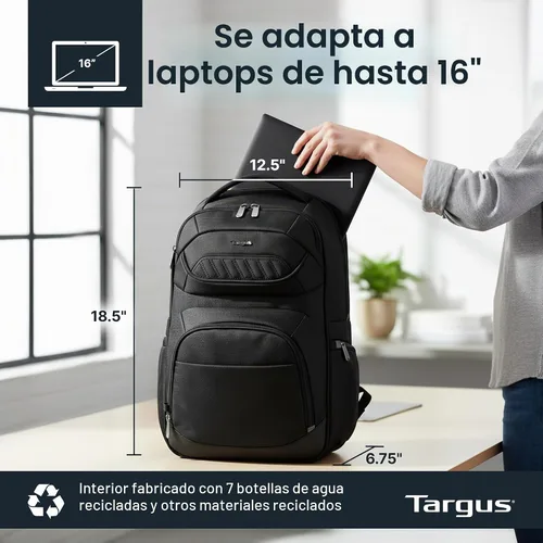 Miniatura 6 de Targus Mochila para laptop, Negro