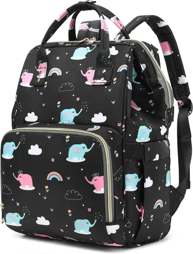 Miniatura 14 de Mochila de mariposa para laptop para mujeres y hombres, mochila escolar universitaria de 15.6 pulgadas para trabajo, escuela, viajes, negocios