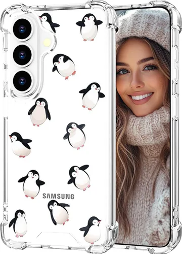 Miniatura 9 de Hungo Funda compatible con Samsung Galaxy S23 con diseño floral y bonito diseño transparente, femenino para mujeres y niñas, con hermoso clavel