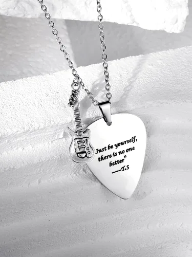 Miniatura 5 de COTATI Citas Guitarra Collar Trajes Joyas Accesorios Inspirados Fans Regalo Merch