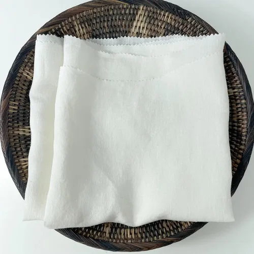 Miniatura 5 de Tela de lino natural oscura y ligera de alto trenzado Material versátil y duradero para creaciones elegantes, ideal para coser y decoración