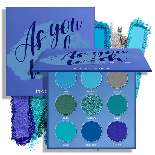 Miniatura 29 de MAKI YIKA Paleta de sombra de ojos blanca mate para mujer, sombra de ojos en polvo blanco pigmentado para ojos marrones, paleta de maquillaje