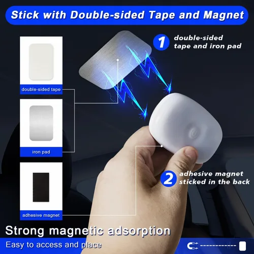 Miniatura 5 de Luz LED de cúpula para coche, batería recargable, inalámbrica, magnética, techo interior, luz de lectura para decoración interior del coche, 7