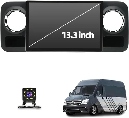 Miniatura 8 de Android Car Stereo for Mercedes-Benz Sprinter (2018-2022), Car Radio Support Split Screen SWC BT 13.3 Inch Touch Screen Head Unit Multimedia Video 8