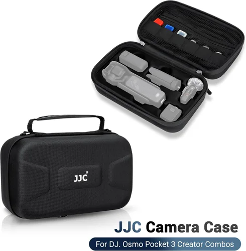 Miniatura 2 de Kiorafoto Funda rígida OSMO Pocket 3, bolsa de protección portátil de EVA con correa larga de 53.54 pulgadas y 3 fundas para tarjetas MicroSD