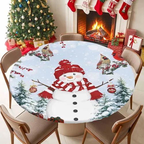 Miniatura 9 de Mantel redondo ajustable con bandera de camuflaje estadounidense para mesas de comedor, diseño de estrellas y rayas de camuflaje con borde elástico
