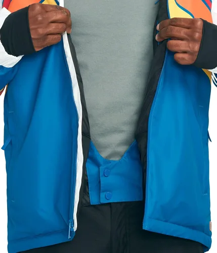Miniatura 6 de Tipsy Elves Chaquetas de esquí para hombre - Divertidas y coloridas prendas de esquí con capucha impermeables para adultos