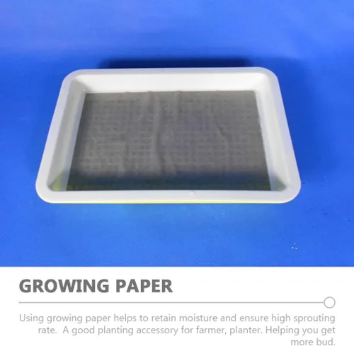 Miniatura 5 de Bandejas Plantas 200pcs Almohadillas de cultivo hidropónico Bandejas de inicio de papel Germinación brotes de jardín Propagador Set para cultivo sin