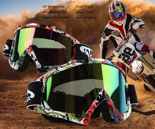 Miniatura 2 de Gafas ATV para motocross, motocross, motocicletas, gafas de seguridad para correr, esquí, para hombres, mujeres, niños y adultos, KG3