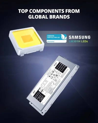 Miniatura 3 de VIPARSPECTRA - Luz LED de cultivo XS1500, con diodos Samsung LM301B (IR incluido) y controlador MeanWell regulable, luz de cultivo de planta