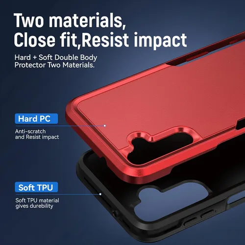 Miniatura 3 de Funda protectora para Samsung A14 5G, Galaxy A14 5G con protector de pantalla, resistente a prueba de golpes, funda protectora para Samsung Galaxy