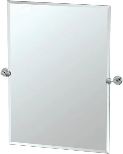 Miniatura 17 de Gatco Latitude II Espejo rectangular, Metal, 24 pulgadas