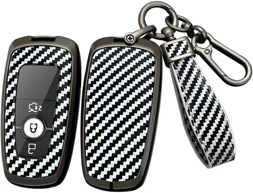Miniatura 12 de ontto Funda para llavero Ford F-Series Edge Explorer Fusion EcoSport Ranger Escape Raptor Maverick Expedition, funda para llave de automóvil