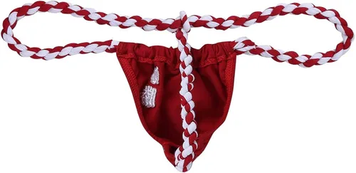 Miniatura 5 de iEFiEL - Tangas sexy para hombre con tacos en T, de algodón, para lencería y lucha