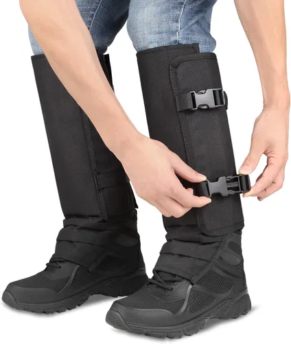 Miniatura 5 de Snake Gaiters Leg Guards: Waterproof Snake Chaps for Hunting, Adjustable Leg Gaiter Snake Bite Protection for Lower Legs, Lightweight Flexible Caqui