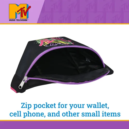 Miniatura 5 de MTV Logo Fanny Pack, Crossbody Waist Belt Bag
