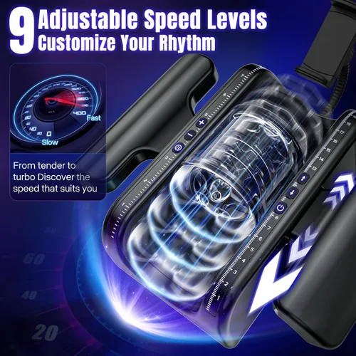 Miniatura 3 de Masturbador masculino juguetes sexuales para hombres - EINSEO Pocket Pussy Juguetes para adultos con longitud de empuje ajustable de 7.8 pulgadas