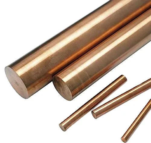 Miniatura 2 de 8pcs 0.157 in Dia. 9.85 "Largo 99.9% Cobre Puro T2 Cu Varillas Cilindro de Metal