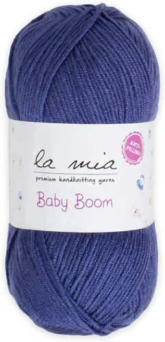 Miniatura 84 de 1 madeja La Mia Baby Boom, hilo acrílico 100% antipilling para tejer y ganchillo para tejer y ganchillo, 3.53 oz (3.5 onzas) / 820.2 ft