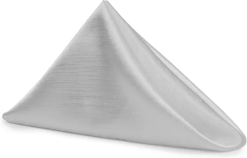 Miniatura 103 de Ultimate Textile -1 docena de servilletas reversibles Shantung Satin - Majestic - Servilletas de tela Majestic de 17 x 17 pulgadas, color marrón