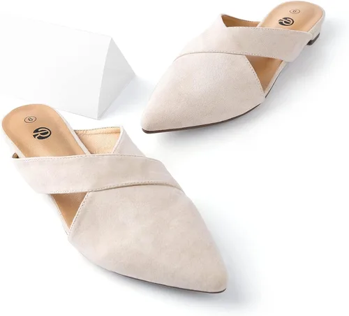 Miniatura 2 de Rekayla Zapatos mocasines sin espalda con punta cerrada para mujer.