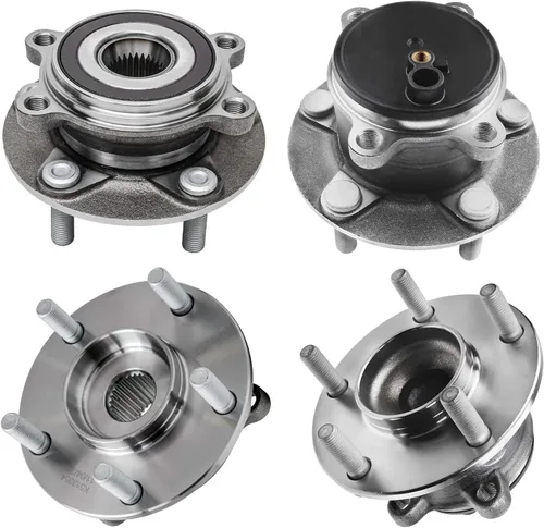 Miniatura 230 de Detroit Axle - Kit de nudillos de dirección delantera izquierda para Ford Edge Lincoln MKX 07-10, cojinete de rueda del lado del conductor, nudillo