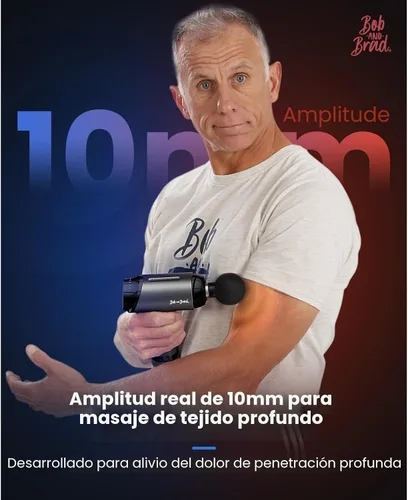 Miniatura 7 de BOB AND BRAD Pistola de masaje T2 Pro con calor y frío, pistola masajeadora de percusión de tejido profundo para aliviar el dolor, masajeador Negro