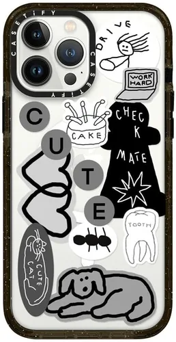 Miniatura 231 de Funda Impact de CASETiFY para iPhone 13 Pro Max con Magsafe - Estuche Claro Cuento de Invierno - Claro Negro Estuche transparente Winter Tale
