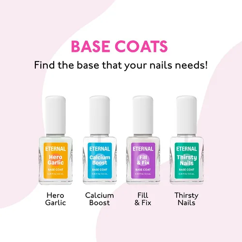 Miniatura 7 de Eternal Esmalte de uñas de gel de calcio – 0.5 fl oz de esmalte de uñas base Esmalte de uñas transparente para cuidado de uñas y fortalecedor