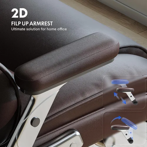 Miniatura 6 de FLEXISPOT 600lbs Silla de Oficina Grande y Alta para Personas Pesadas, Silla de Escritorio de Computadora de Alta Resistencia con Soporte Lumbar