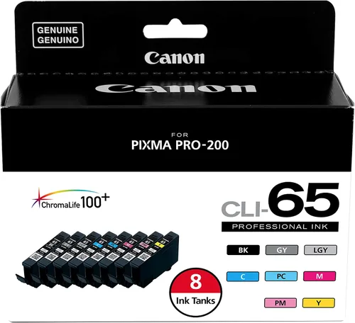 Miniatura 2 de Canon CLI-65 Cartuchos de tinta PK CLI-65 BK AMR de ocho