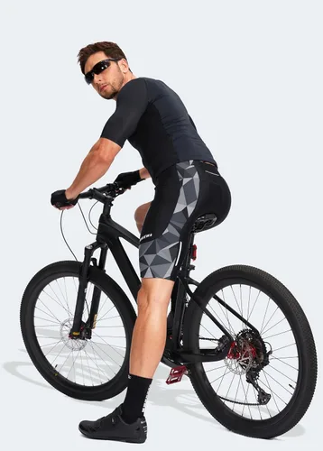 Miniatura 6 de Bikewa - Pantalones cortos de ciclismo para hombre, con acolchado 3D, para ciclismo de carretera o montaña, FPU 50+, bolsillos con cremallera