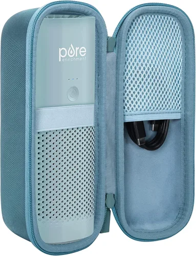Miniatura 13 de co2CREA Funda rígida compatible con Pure Enrichment PureZone Mini purificador de aire portátil (funda blanca)