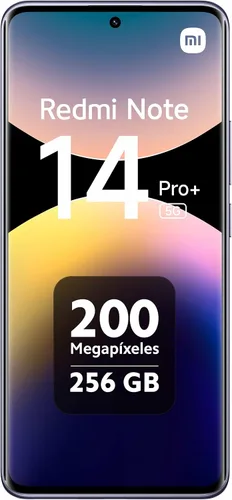 Miniatura 3 de Xiaomi Redmi Note 14 Pro+ Plus 5G + 4G LTE (para Tmobile Mint Tello & Global) (256GB + 8GB) NFC 6.67" 120Hz cámara Pro AI de 200MP Modelo 24115RA8EG
