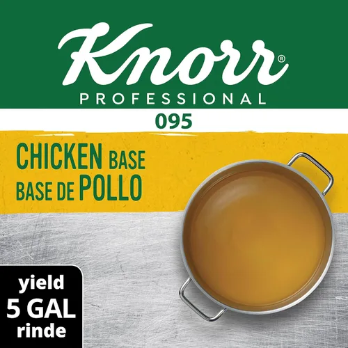 Miniatura 6 de Knorr Professional 095 Base de caldo de pollo sin gluten, sin MSG añadido, 0.00 oz de grasa trans, 1 libra, paquete de 12