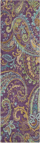 Miniatura 40 de Addison Rugs Chantille ACN533 - Alfombra negra de 8 x 10 pies, resistente a las manchas, lavable a máquina, no se desprende, para dormitorio, sala