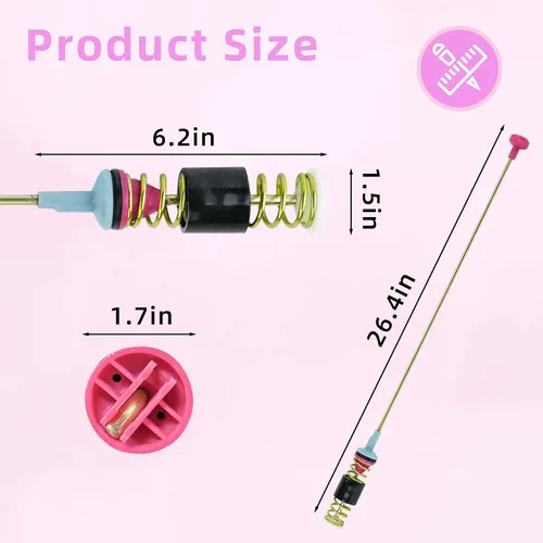 Miniatura 3 de Kits de varillas de suspensión WA50R5200AW/US WA50R5400AV/US para lavadora Samsung WA45T3200AW/A4, reemplaza WA45M7050AW/A4 WA45T3400AV/A4