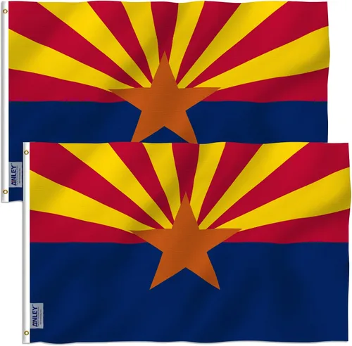 Miniatura 8 de Bandera con los estados de EE.UU., Arizona