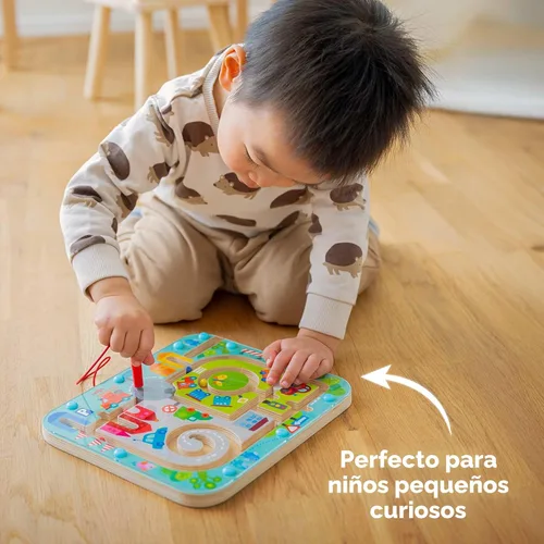 Miniatura 8 de Juego de magnético laberinto de ciudad, de la marca Haba, para niños de 2 años en adelante