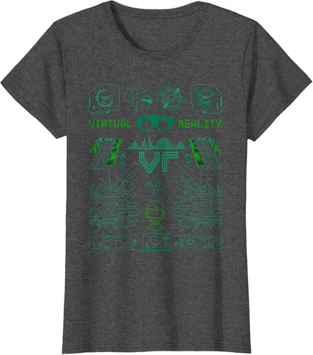Miniatura 4 de Camiseta de realidad virtual VR Retro Gamers, Negro, S