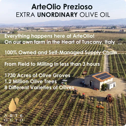Miniatura 2 de ArteOlio Aceite de oliva Prezioso: 100% aceite de oliva virgen extra prensado en frío directamente de Italia hecho en un solo estado sabor rico