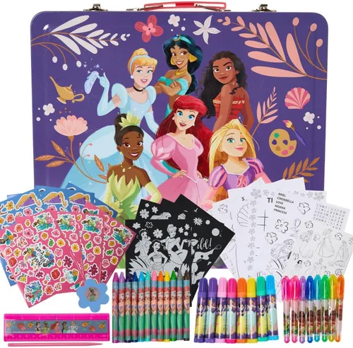 Miniatura 20 de Innovative Designs - Set de actividades Deluxe Disney Encanto para niños con lata de transporte, hojas para colorear, calcomanías y suministros
