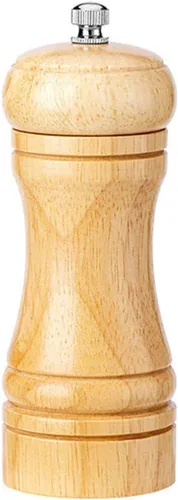 Miniatura 4 de Molinillo de pimienta de madera recargable, molinillo de pimienta, juego de molinillo de sal y pimienta ajustable, accesorios de cocina, molinillo