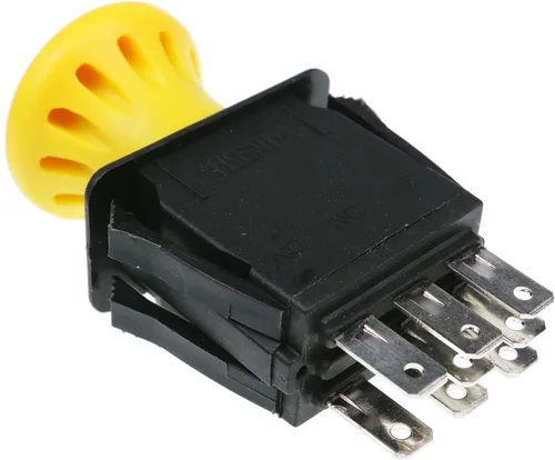 JEENDA Interruptor de toma de fuerza de embrague de hoja 116-0124 103-5221 8 terminales compatibles con Exmark Toro Lazer Z, Turf Ranger, Turf